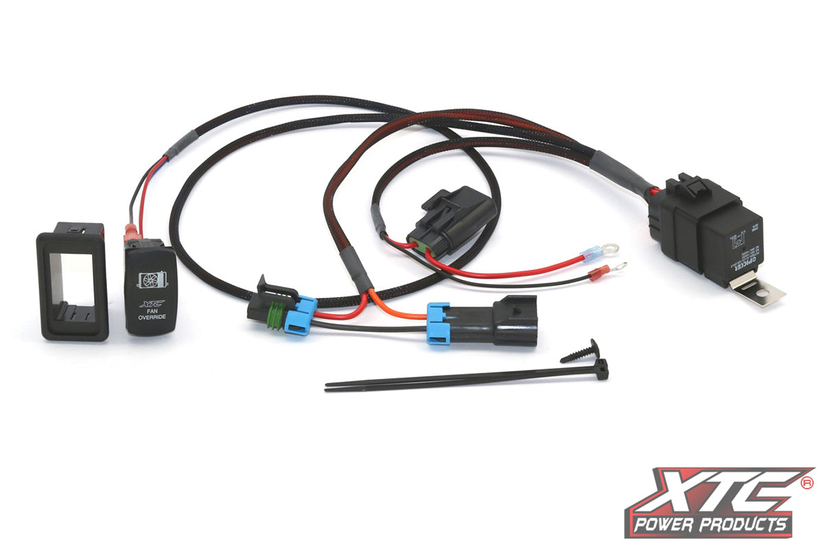 XTC Power Products RZR-FAN-OVR-T Plug and Play Fan Override Switch for Polaris RZR XP Turbo Models