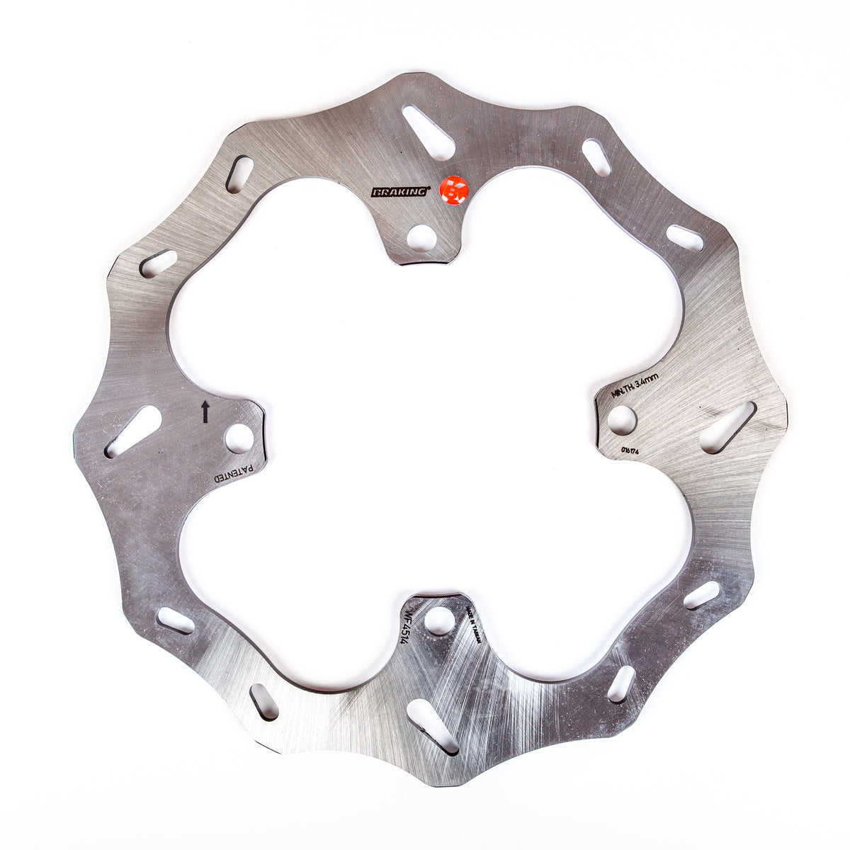 BRAKING WF4514 Rear Brake Rotor for Kawasaki KX450F