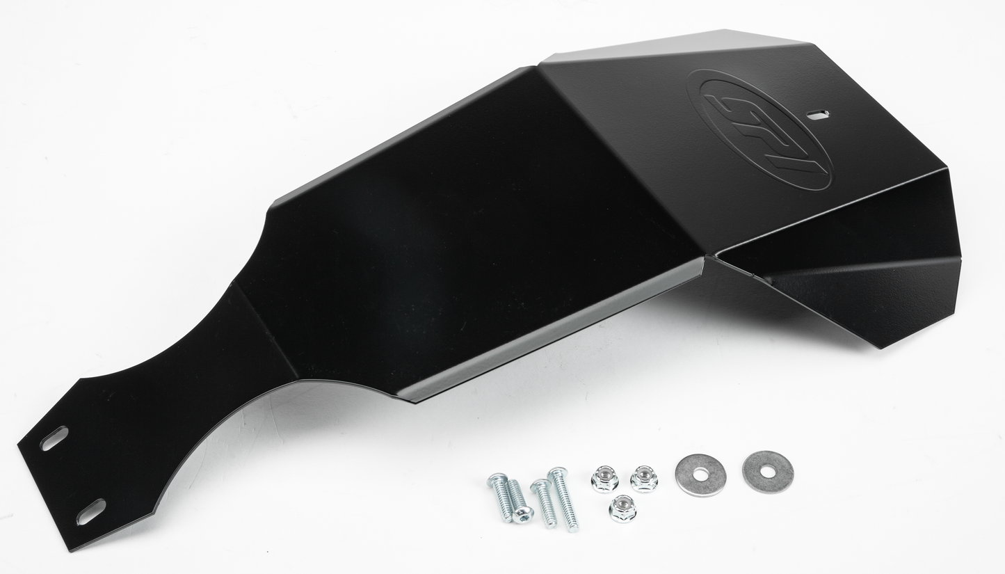StraightLine Axys Front Bumper Skid Plate Black – Fits 2017 Polaris Snowmobiles