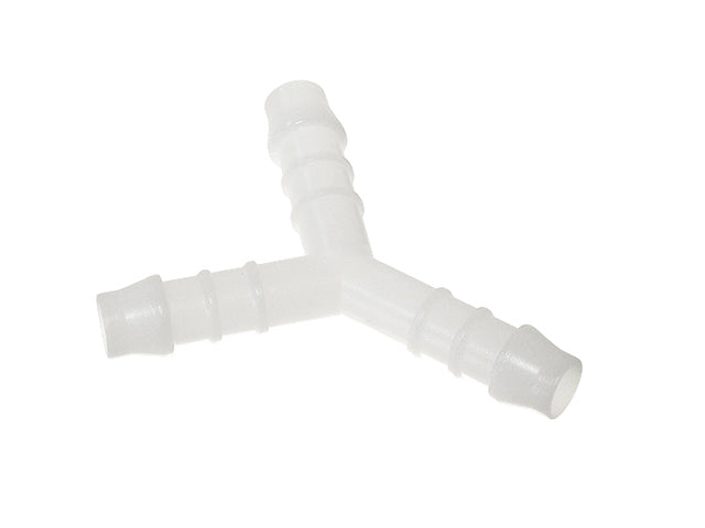 SP1 1/4 Inch Plastic Y Fitting for Fuel Systems and Intake Connections