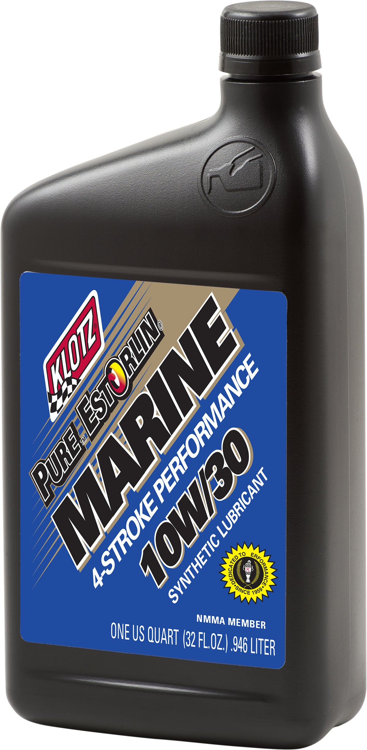 Klotz Pure Estorlin Marine 10W30 4T Engine Oil - 1 Quart Bottle