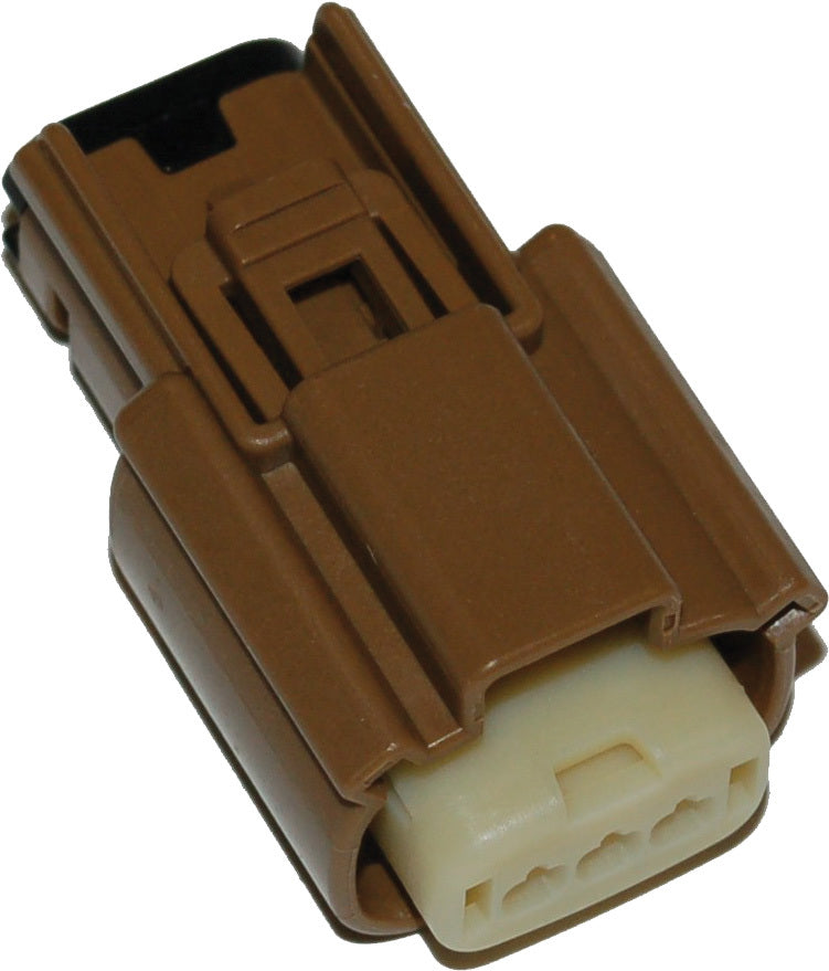 NAMZ Custom Cycle 3-Pin Female Connector Brown NM-33471-0303 for V-Twin Electrical Systems