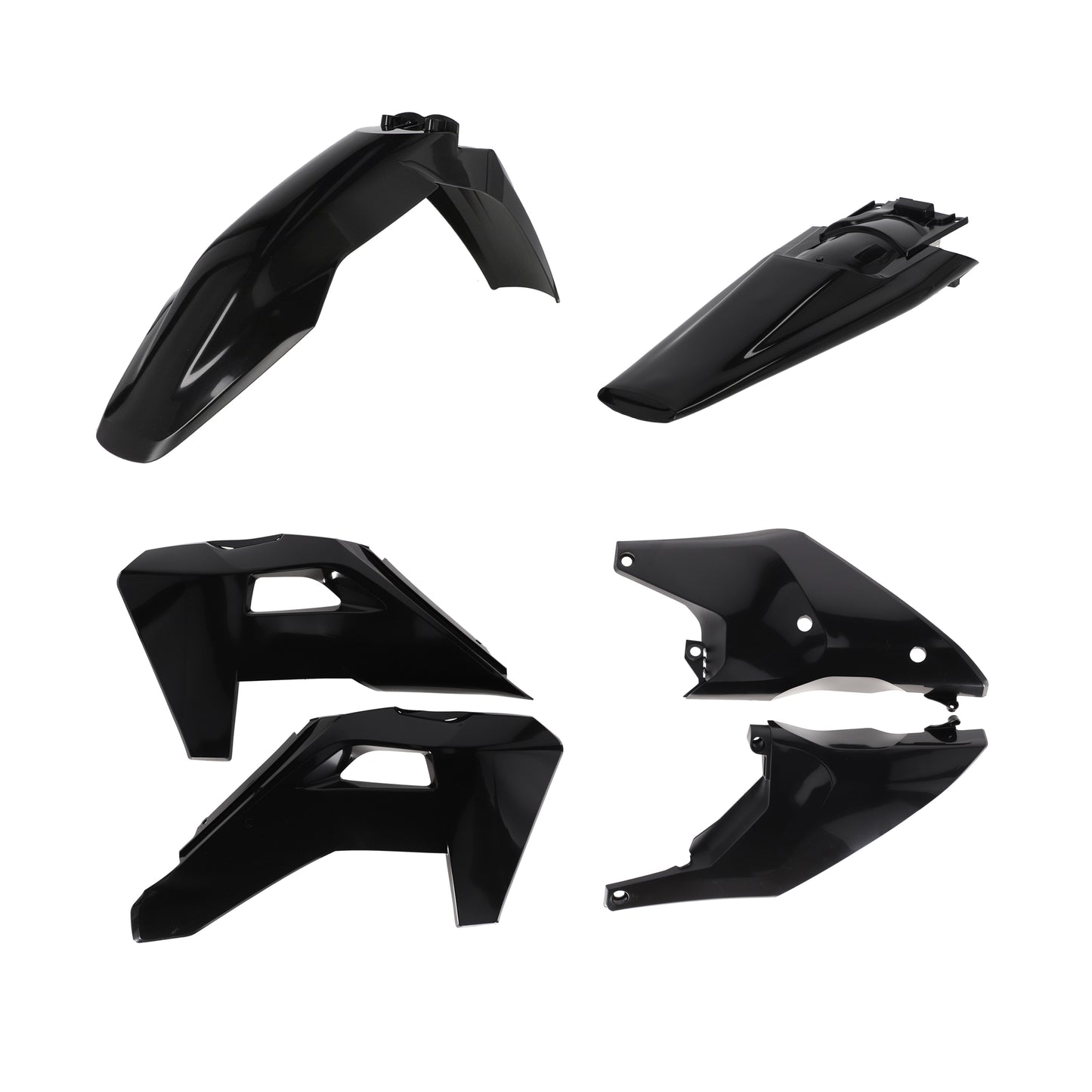 ACERBIS Plastic Kit Hus Black - Offroad Replacement Body Parts
