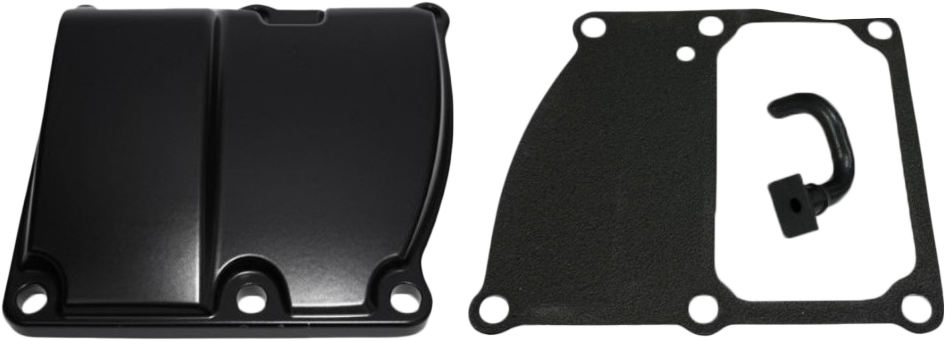 HardDrive M8 Trans Top Cover Kit in Black for Harley Davidson Touring Models