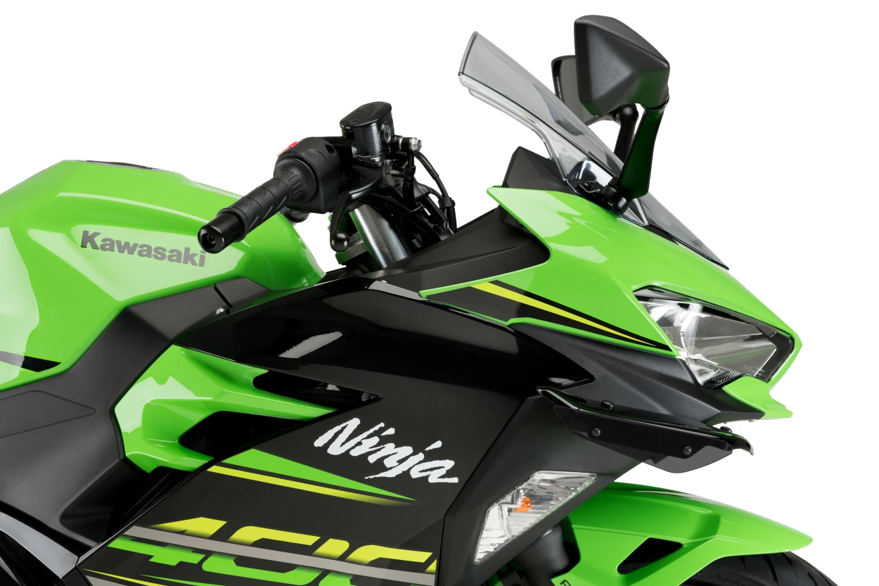 PUIG Sport Side Spoilers Black for Kawasaki - Part Number 3172N