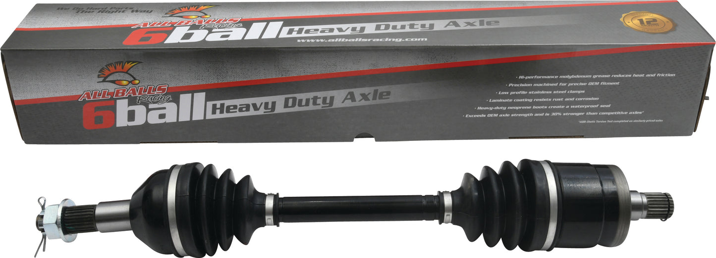 ALL BALLS 6 Ball Heavy Duty Rear Axle for ATV/UTV – Enhanced Strength and Durability