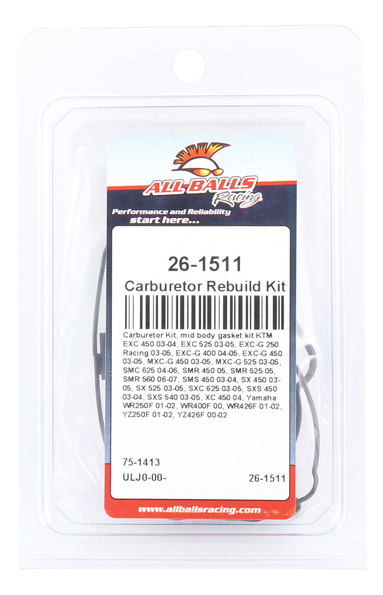 ALL BALLS Keihin Mid Body Carburetor Kit for KTM Offroad Models