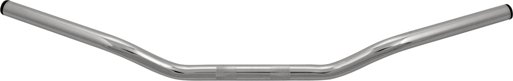 HardDrive 1 inch Drag Bar with 3.5 inch Riser Spacing - Chrome Finish for Harley Davidson