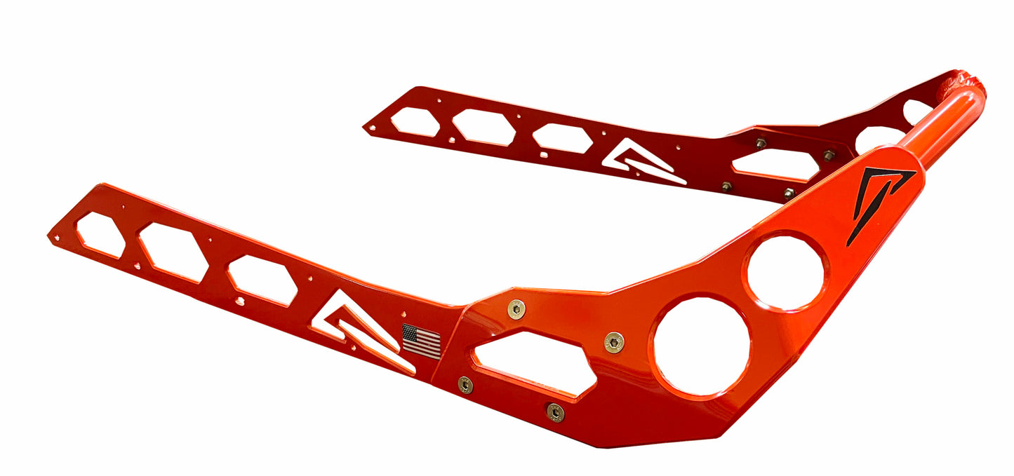 SPG Rear Bumper Lava Red S/D 154" Expert for Ski-Doo Snowmobiles
