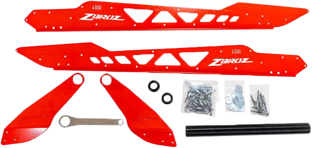 ZBROZ Rear Bumper for Lynx Shredder 4100 Series - Red