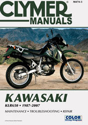 Clymer Repair Manual for Kawasaki KLR650 (1987-1996) – DIY Motorcycle Maintenance Guide