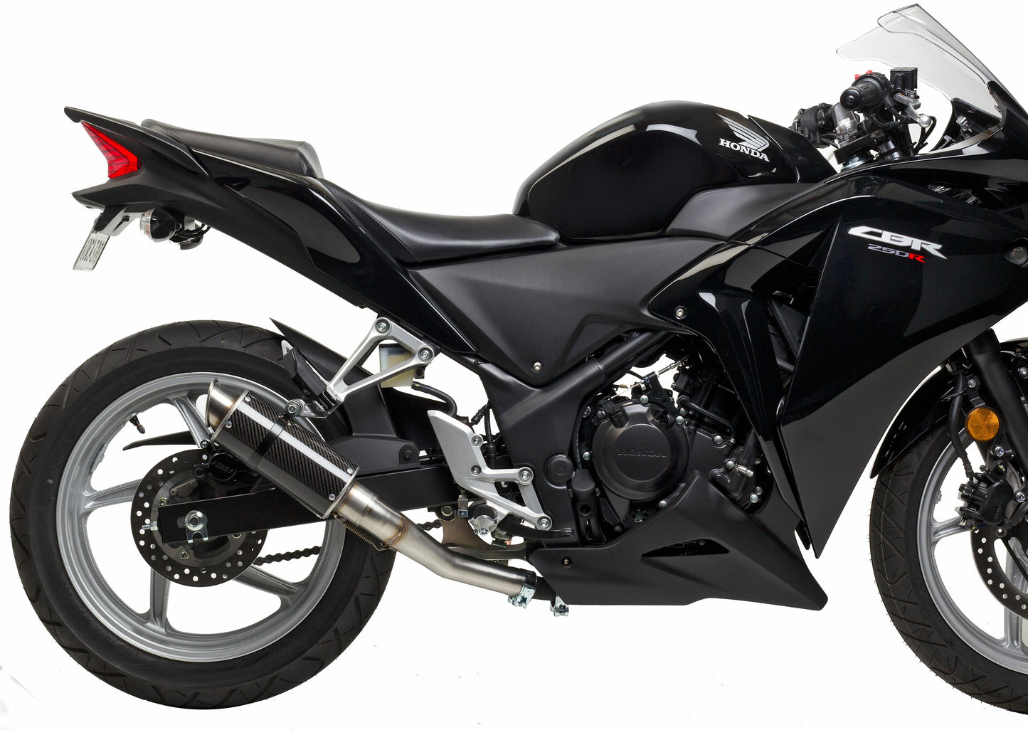 HOTBODIES Fender Eliminator Kit in Gloss Black for Honda CBR250R and CBR300R