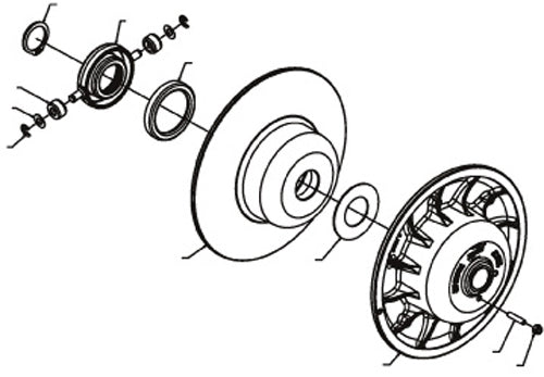Venom Products Moveable Sheave Bushing for Snow Drive Systems - Part 180130