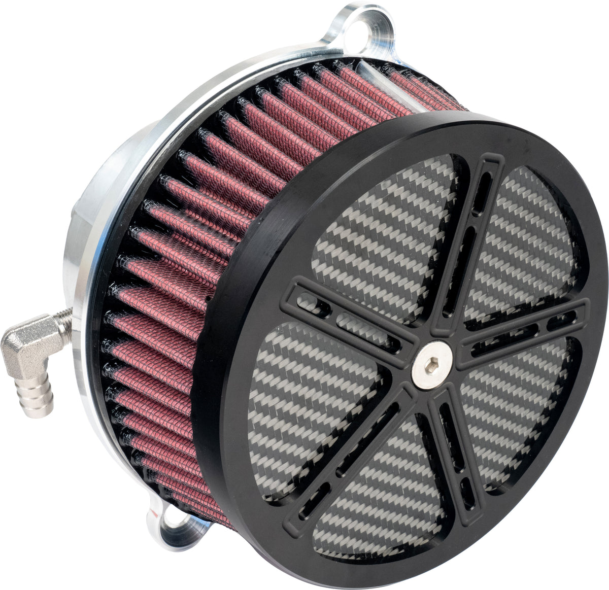 HOFMANN DESIGNS Cvo(121) Air Cleaner Kit for Harley Davidson V-Twin Models - Black