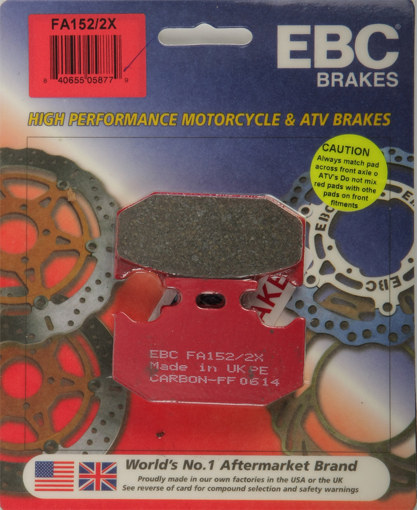 EBC FA152/2X Brake Pads for Suzuki RM250 and DR-Z250 (1991-2005)