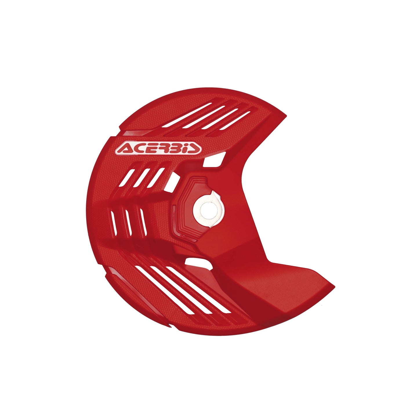 ACERBIS Linear Front Disc Cover for Honda, Kawasaki, Sherco, Yamaha - Red