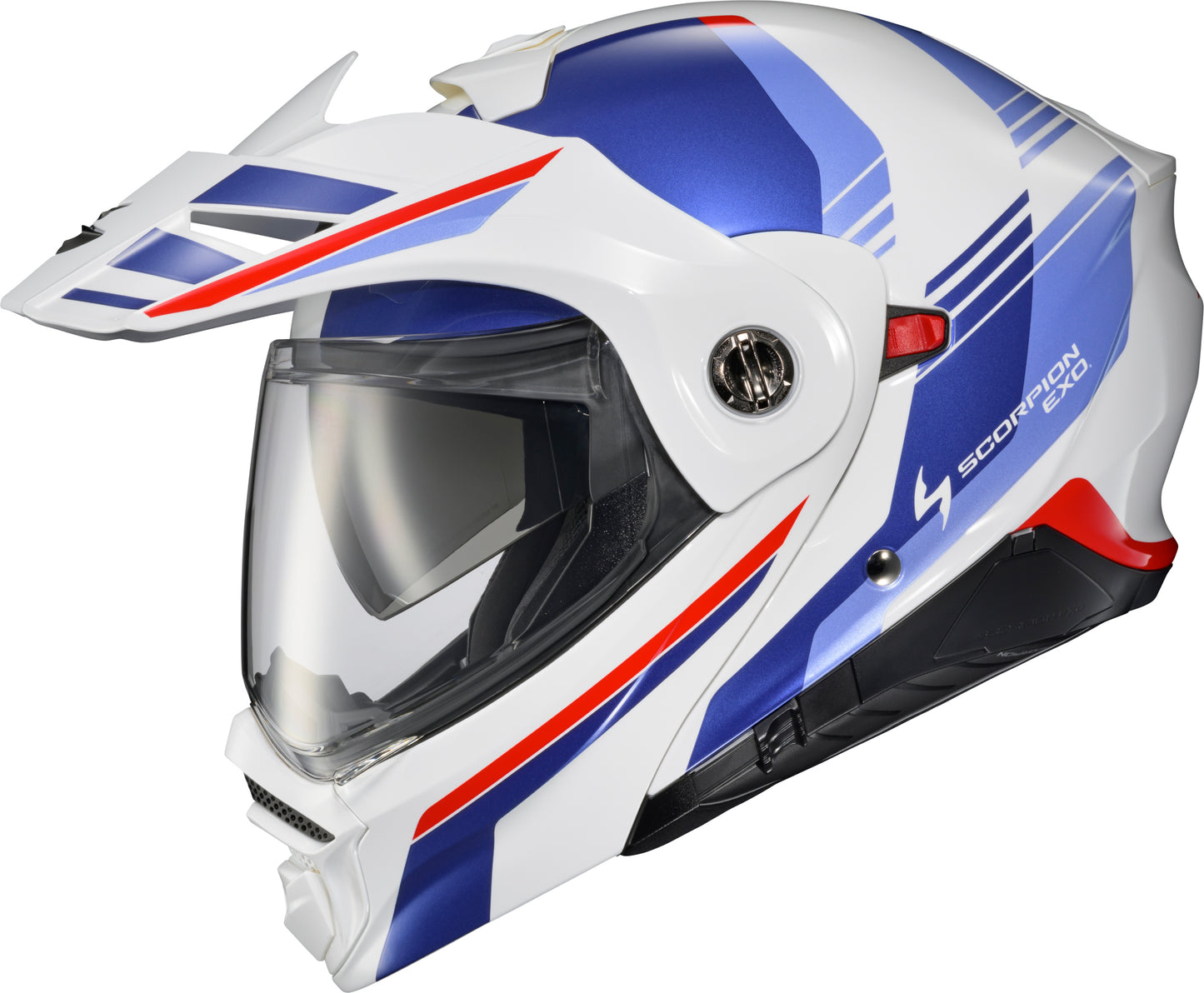 ScorpionEXO Exo-AT960 Modular Helmet - Medium, White/Blue