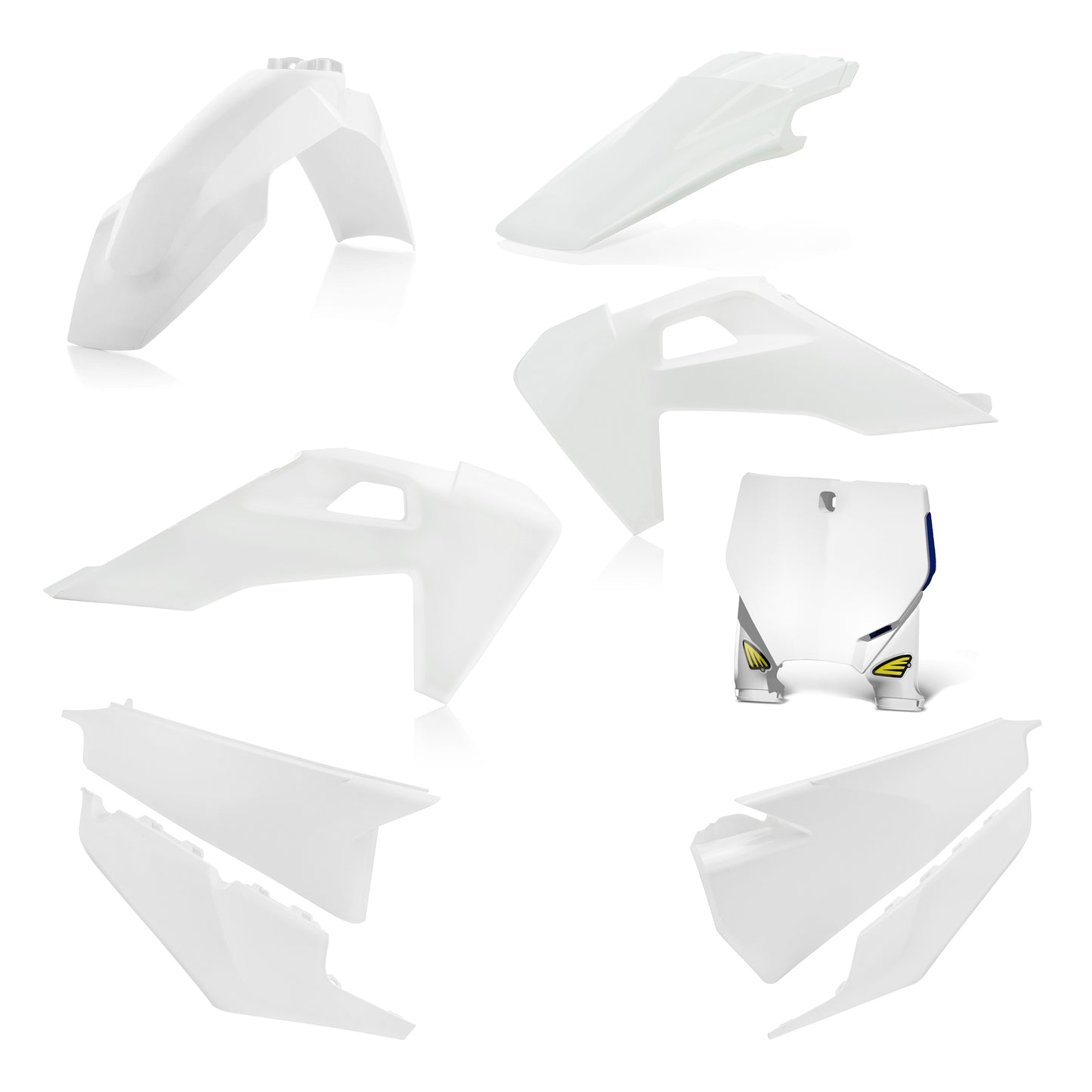 CYCRA 5 Piece Offroad Body Kit in White - Replacement Plastic Components for ATV and Dirt Bike