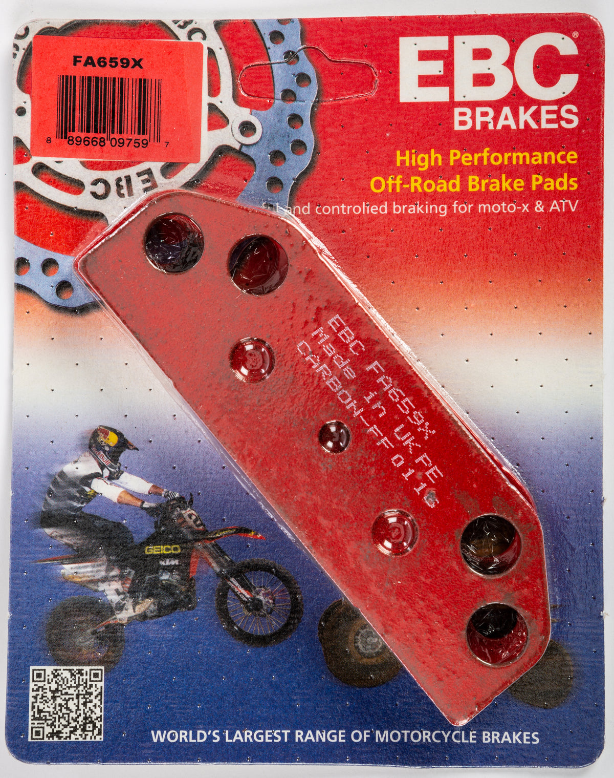 EBC Fa659X Carbon X Series Brake Pads for Polaris Ranger XP 900 & 800 Models