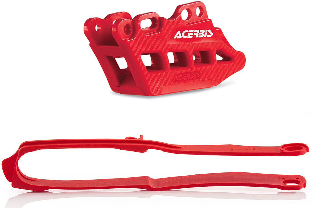 ACERBIS Chain Guide Slider Kit for Honda CRF Models - Red, Part Number 2666240004