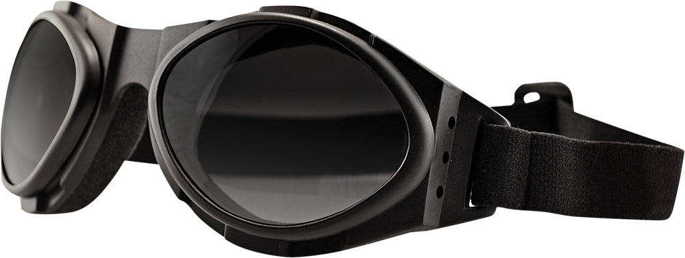 Bobster Bugeye II Sunglasses Black with Three Lens Sets – Impact-Resistant UV Protection, Small/Medium Fit