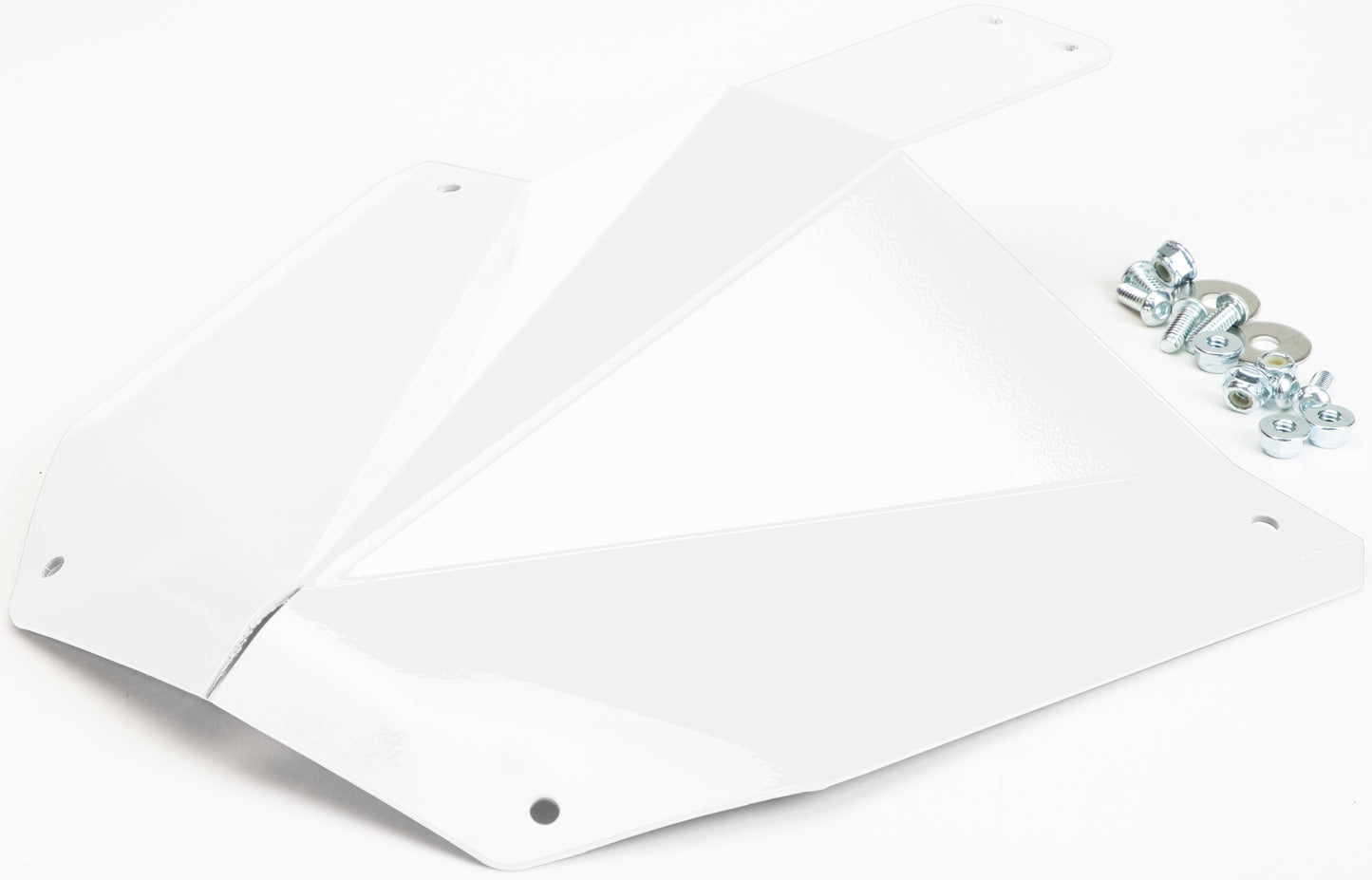 StraightLine White Aluminum Skid Plate for Ski-Doo Gen4 Front Bumper (Part 183-232-WHITE)