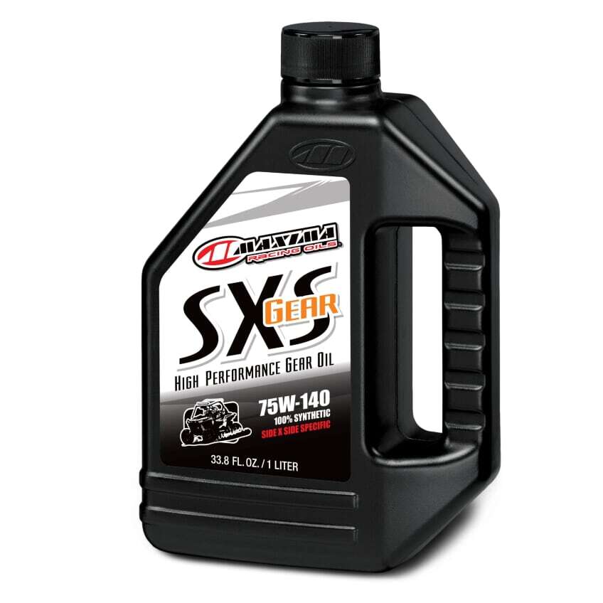 Maxima SXS Synthetic Gear Oil 75W-140 – 1 Liter for V-Twin Side-by-Side Vehicles