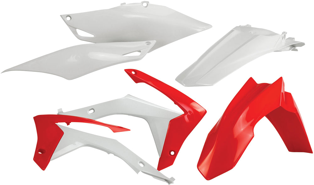 ACERBIS Plastic Body Kit for Honda CRF450R and CRF250R (2013-2017), Red/White