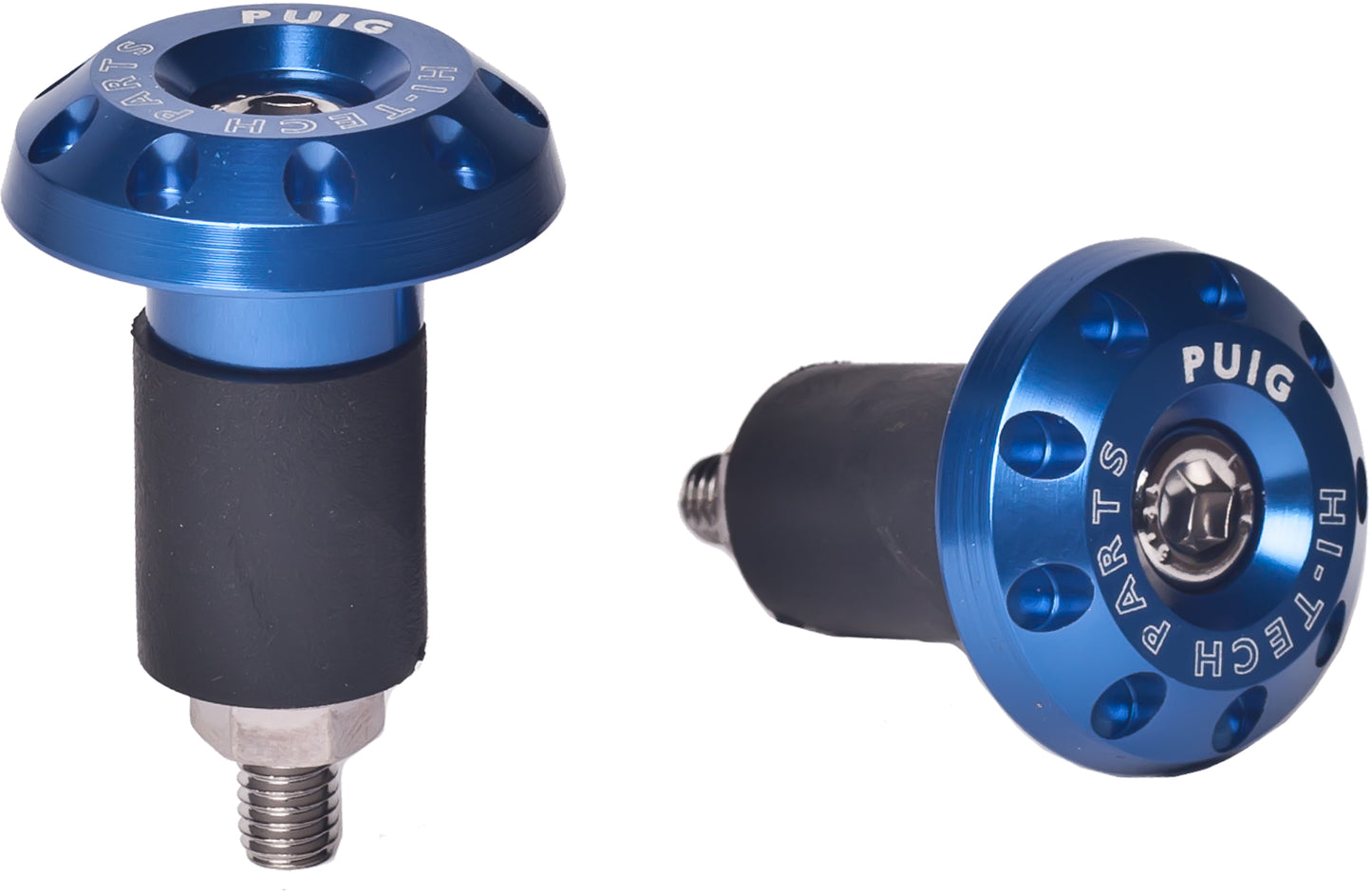 PUIG Bar Ends Race Universal Blue for Motorcycle Handlebars & Controls