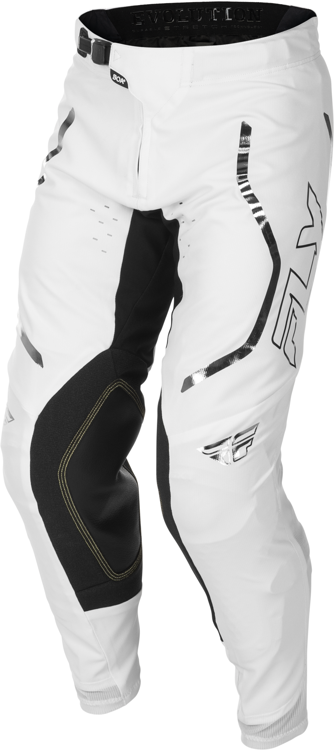 Fly Racing Evolution DST LE Offroad Pants White/Silver US 28