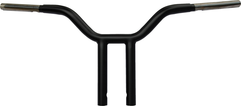 Wild 1 Chubby 10 Inch Psycho S Fighter Handlebars for Harley-Davidson - Black, Part #WO556B
