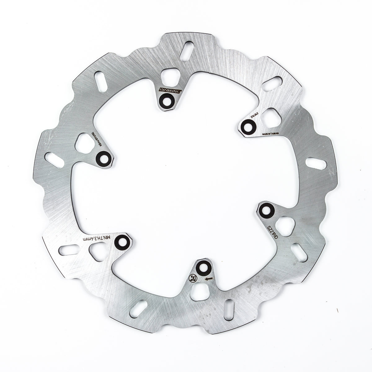 BRAKING Rear Wave/Contour Brake Rotor for Suzuki DR-Z400SM and RM250 — Offroad Performance