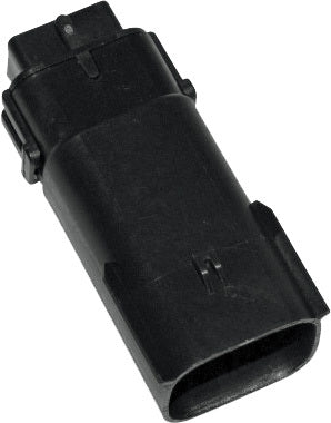 NAMZ Custom Cycle MX-150 Series 8-Pin Male Connector for V-Twin Wiring - Black