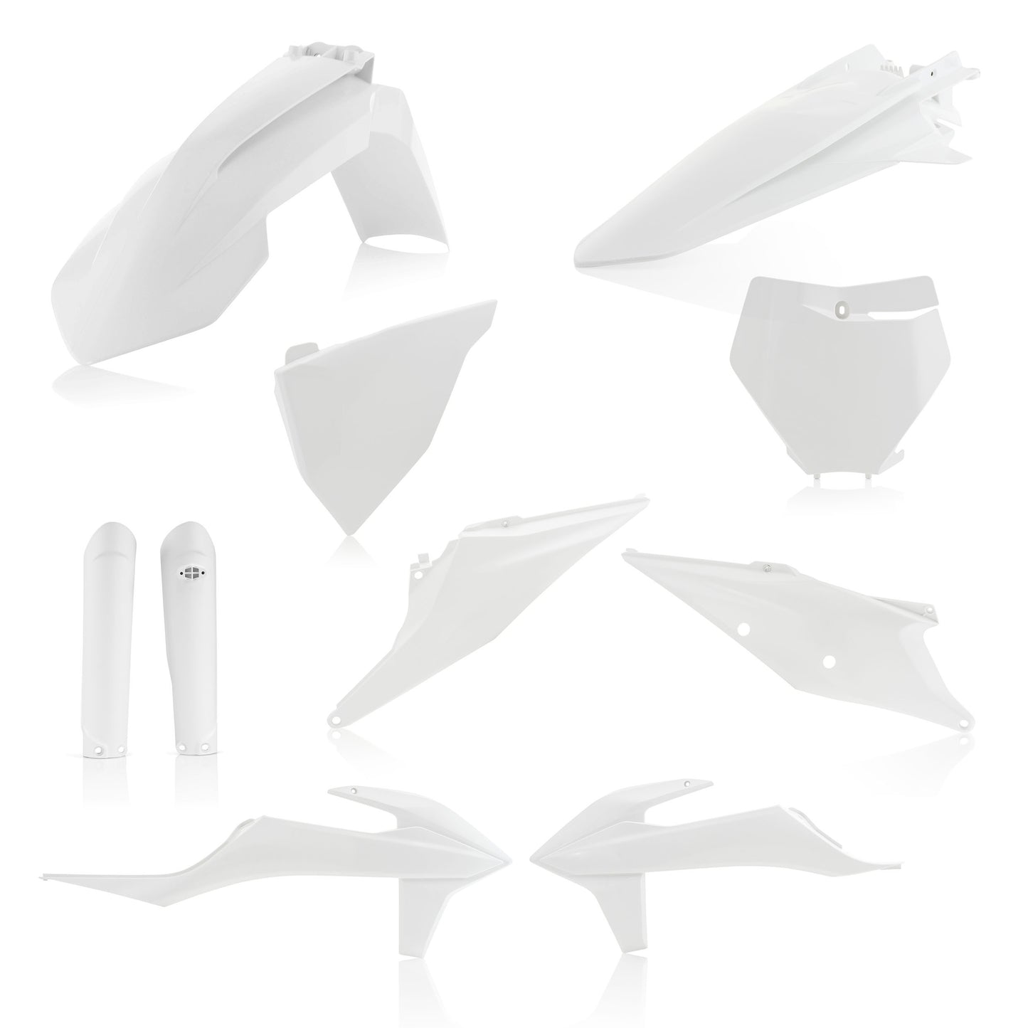 ACERBIS Full Plastic Kit for KTM 2019-2020 Offroad Models - White