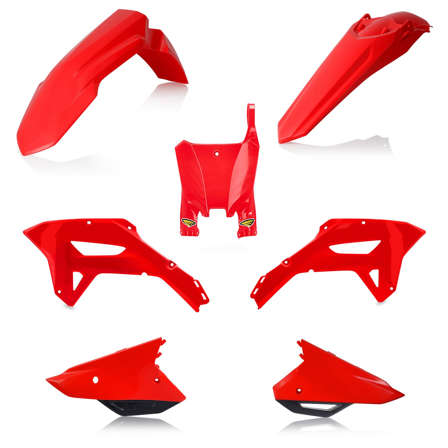 Cycra 1CYC-9432-00 Offroad 5-Piece Body Kit in Red and Black