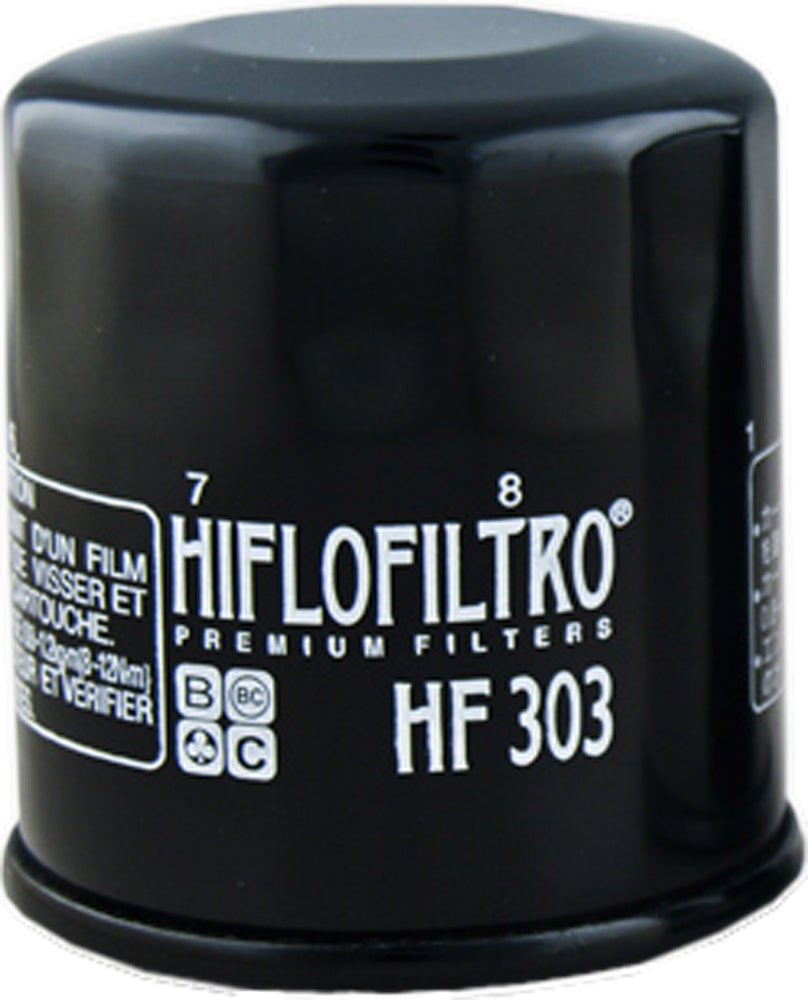 HIFLOFILTRO HF303 Oil Filter for Kawasaki Ninja 650 and Z750 Models