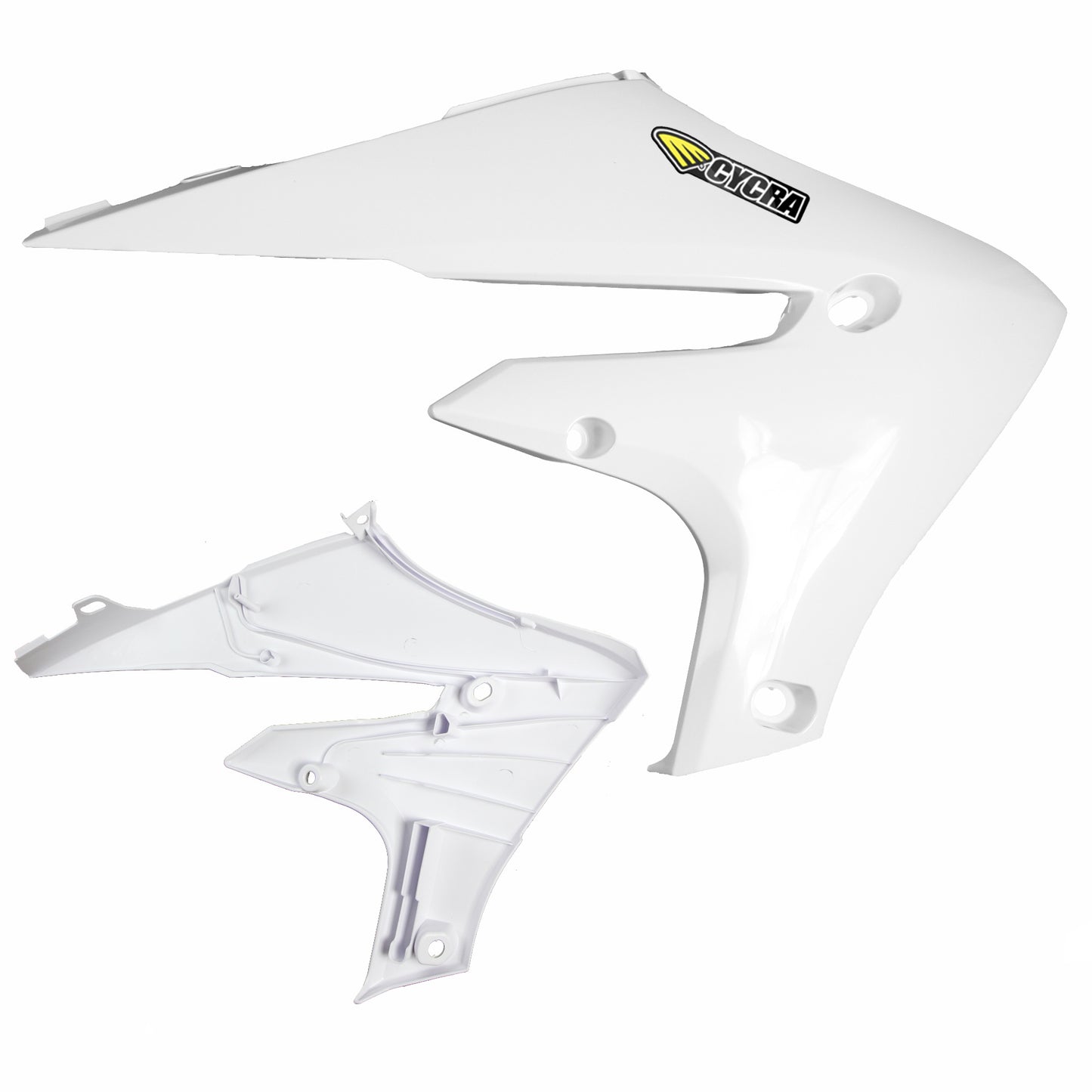 CYCRA Powerflow Radiator Shrouds White for Offroad Vehicles - Part 1CYC-1784-42