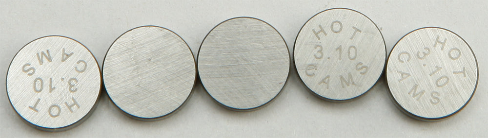 HOT CAMS Valve Shims 10.00x3.10mm 5-Pack for Offroad Engine Applications