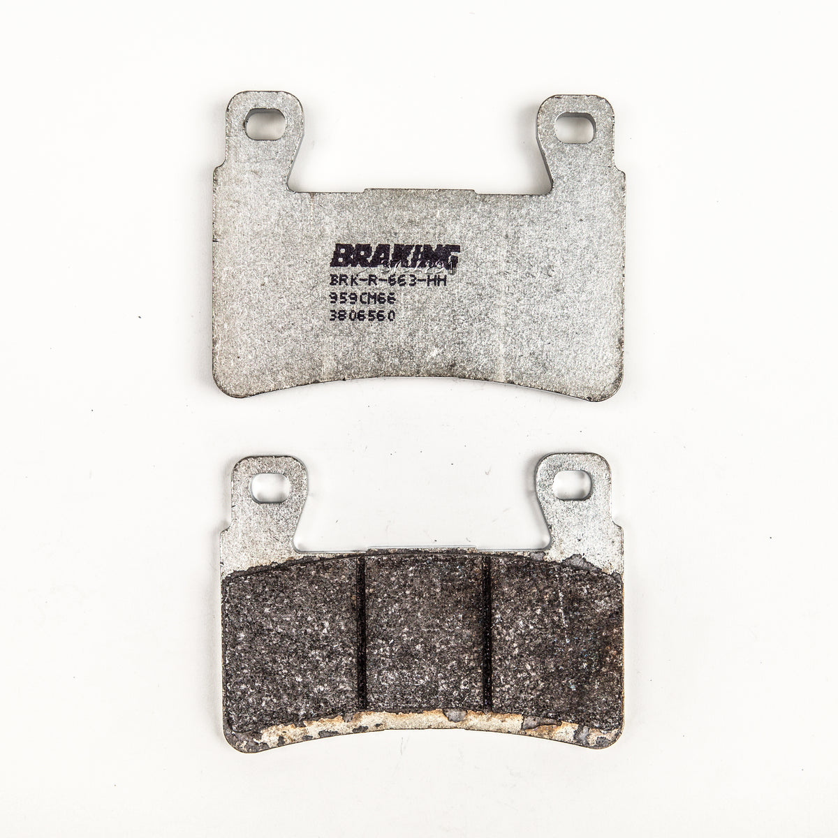 BRAKING Part Number 959CM66 Semi Metallic Brake Pad Set for Kawasaki ZX636 Ninja ZX-6R