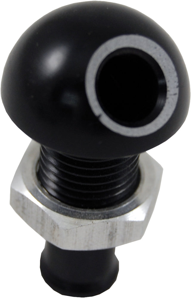 BLOWSION Billet Thru Hull Water Fitting Black 3/8" 45 Degree - Replacement Body Part for Watercraft