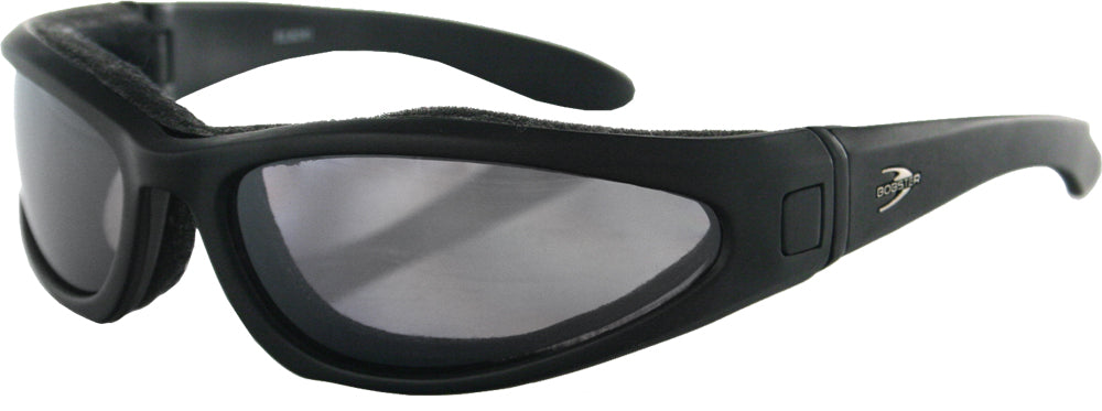 Bobster Low Rider II Sunglasses Black – Wraparound Eyewear with Impact-Resistant Polycarbonate Lenses and Multiple Tints