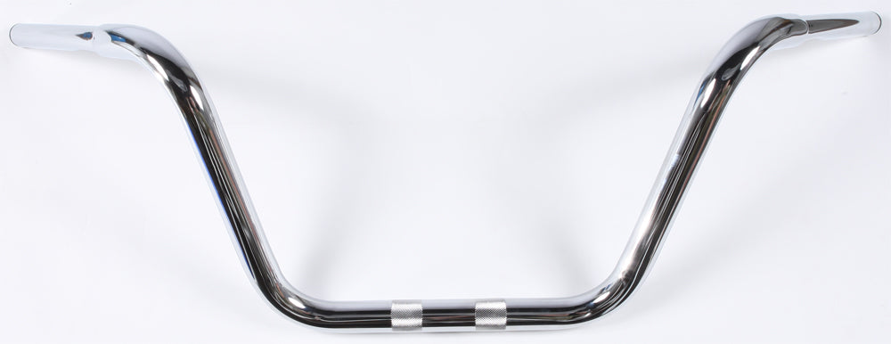 HardDrive 096431 1.25-Inch Chrome Ape Hanger Handlebars with 9-Inch Pull Back for Harley-Davidson