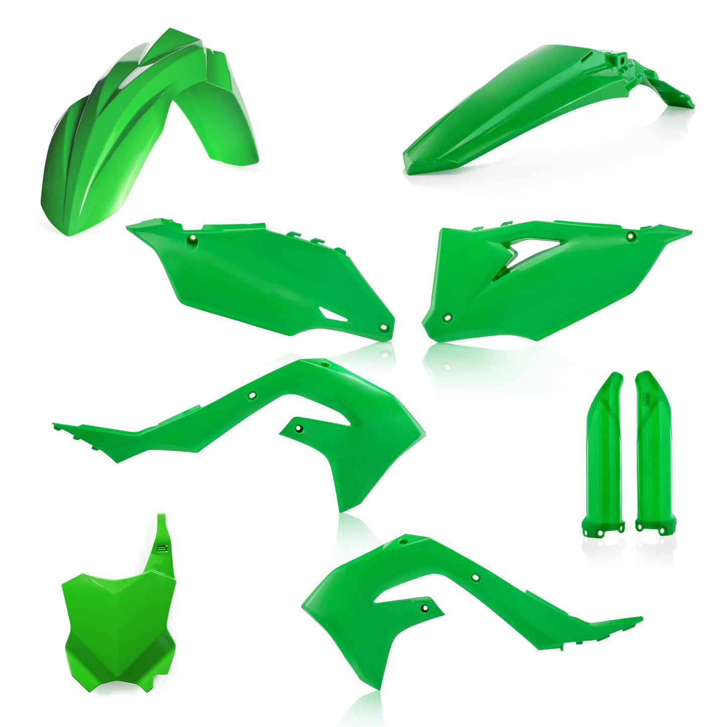 ACERBIS Full Plastic Kit Green for Kawasaki KX250F and KX450F Models