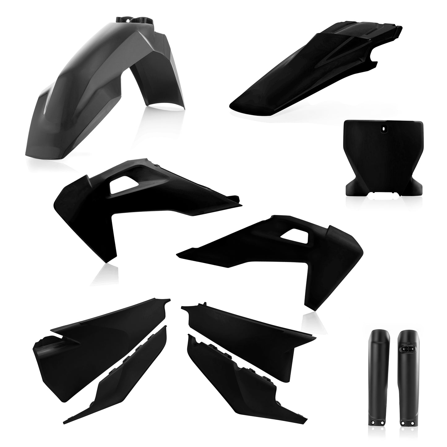ACERBIS Full Plastic Kit for Husqvarna Offroad Models – Black
