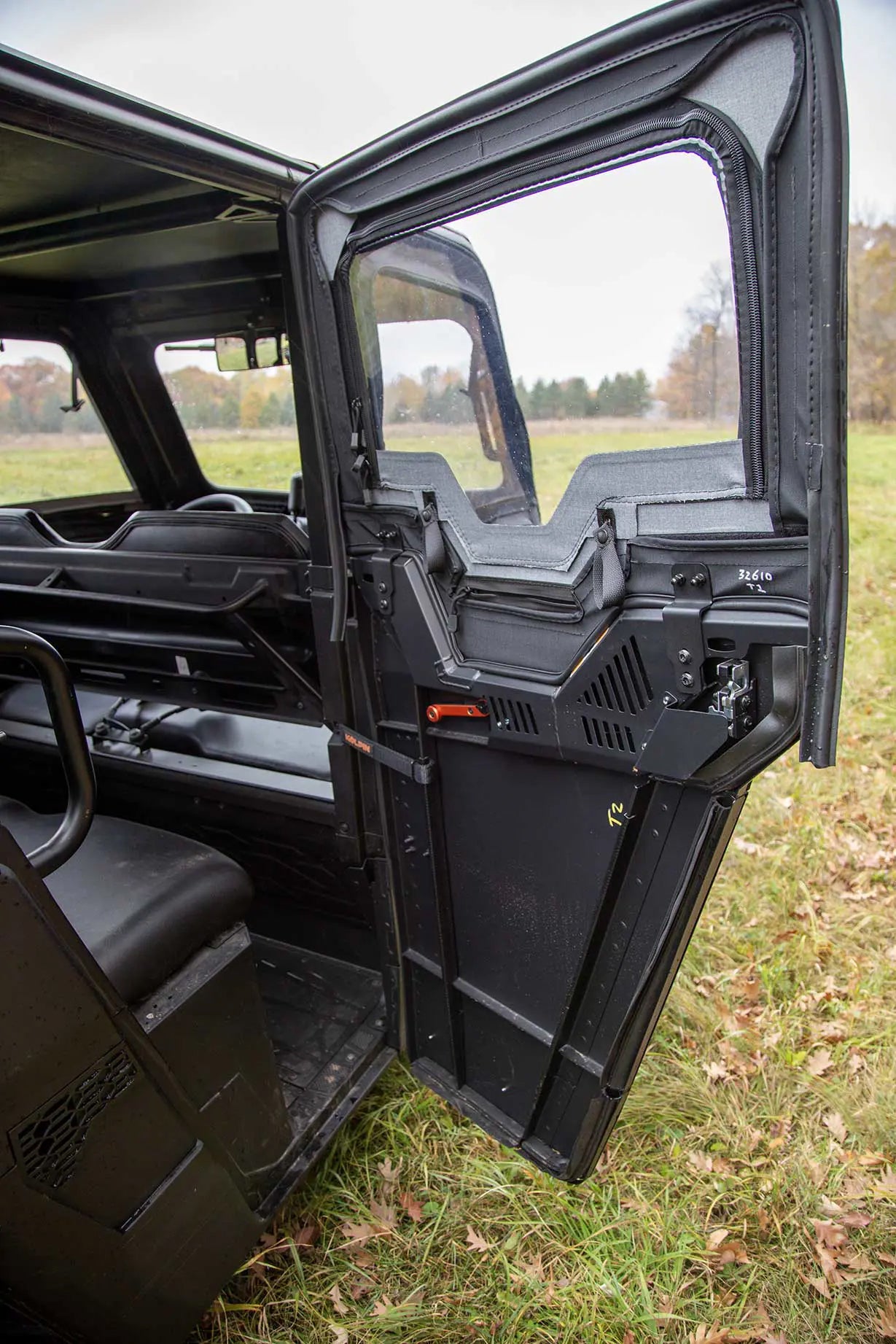 KOLPIN Rear Lower Half Doors for ATV/UTV – Durable Aluminum Cab Doors with Multi-Point Mounting System