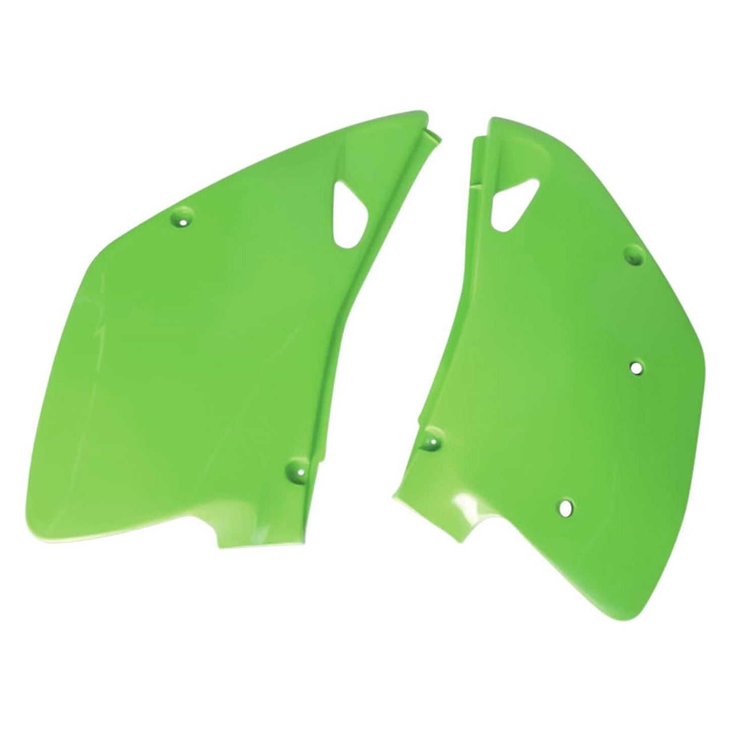 POLISPORT Kawasaki KX125/250 Green Side Panels – Offroad Replacement Body Parts