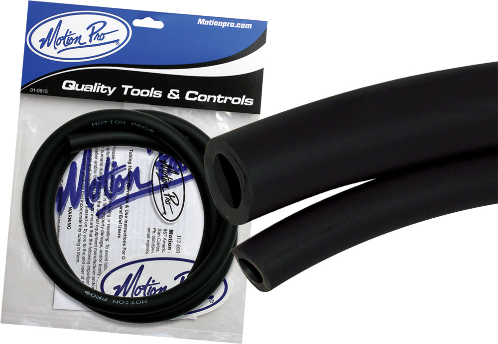 MOTION PRO Tygon Black Fuel Line 3/16 inch x 25 feet for Gasoline Applications