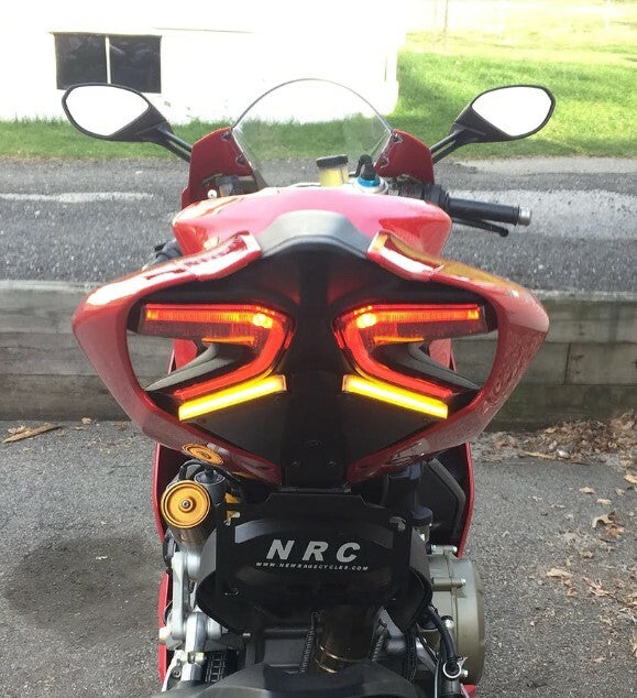 NEW RAGE CYCLES Ducati 1299 Panigale Fender Eliminator Kit with LED Tail Light and License Plate Bracket