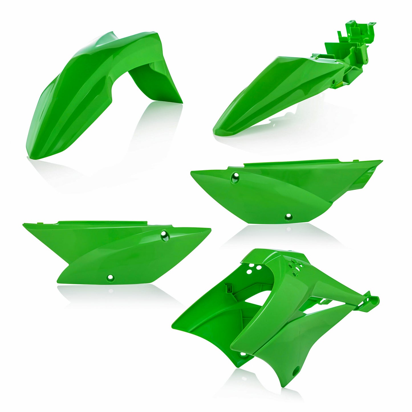 ACERBIS Plastic Body Kit for Kawasaki KLX110 (2010-2019) - Green