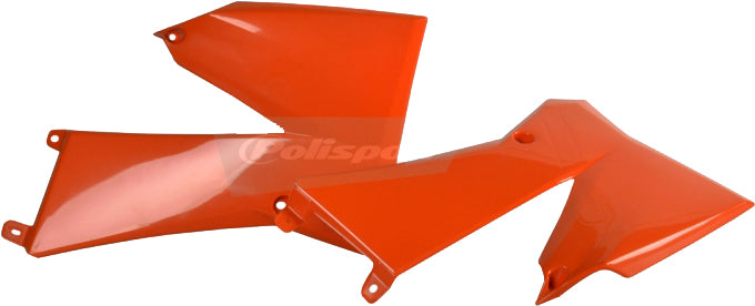 POLISPORT Radiator Shrouds for KTM 85 SX – Orange Replacement Body Part